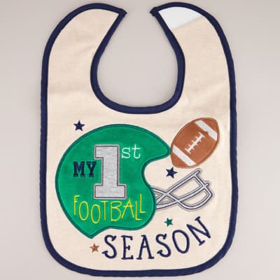 Infant My First Football Season Bib