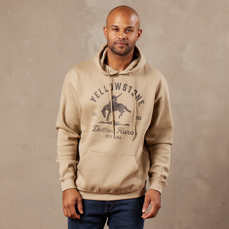 Yellowstone Brown Hoodie - Cracker Barrel