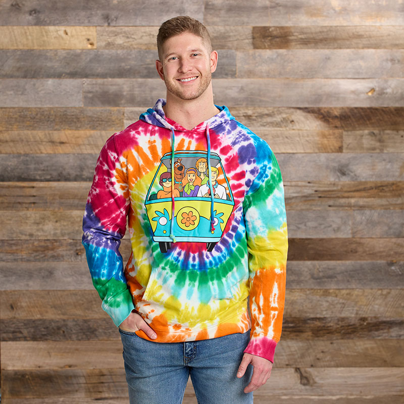 scooby doo tie dye shirt cracker barrel