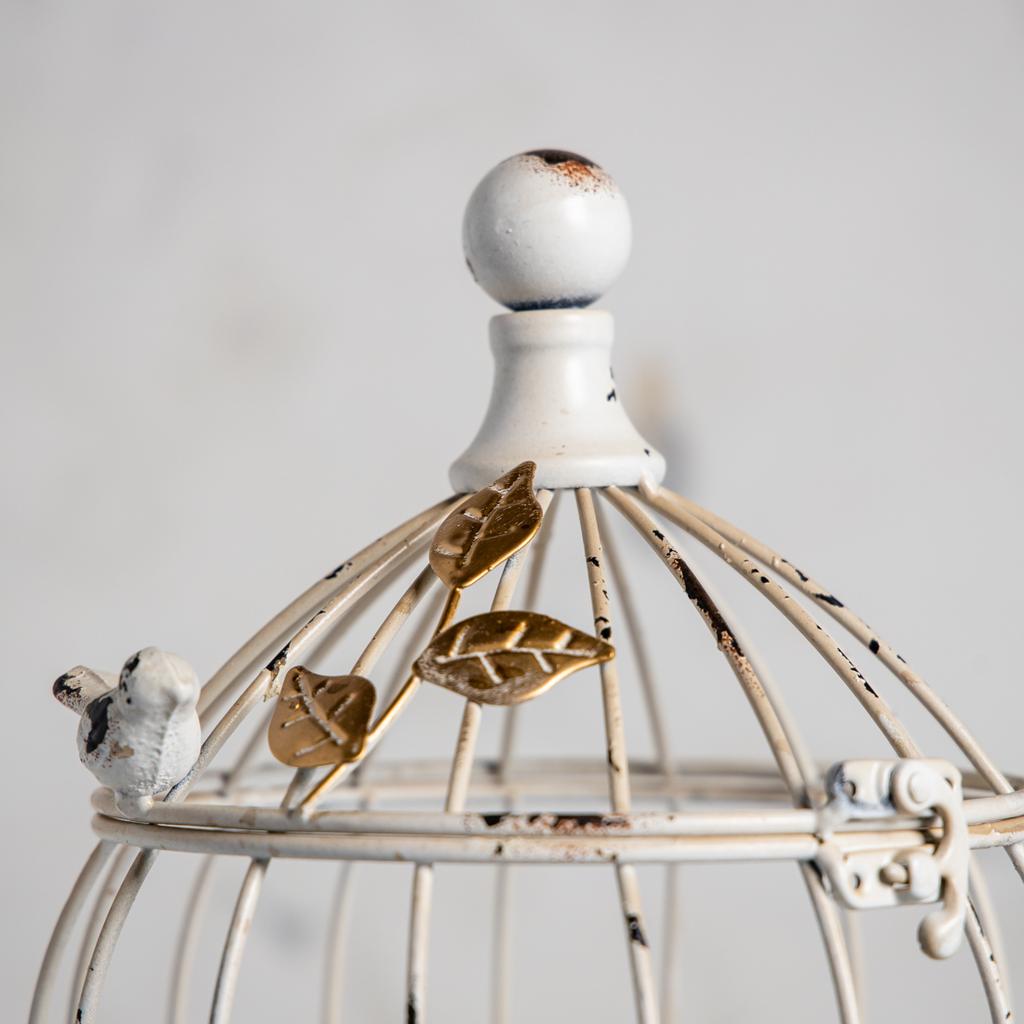 Metal Birdcage Table Lamp Cracker Barrel