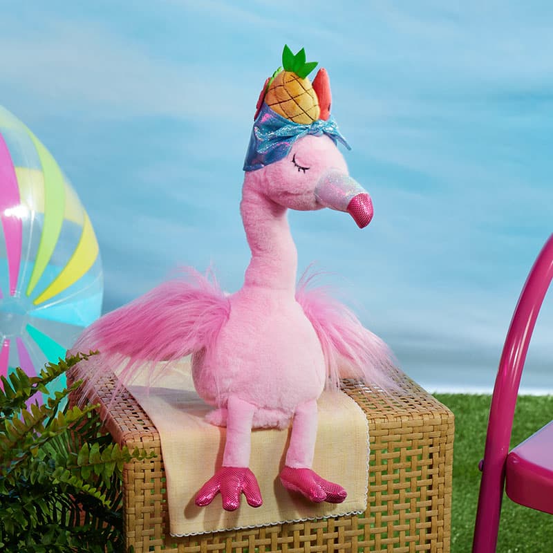 Paradise Penny Motion Flamingo Plush Cracker Barrel