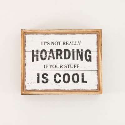 Hoarding Block Sign