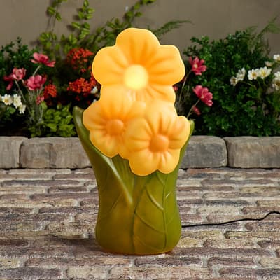Yellow Flower Blow Mold