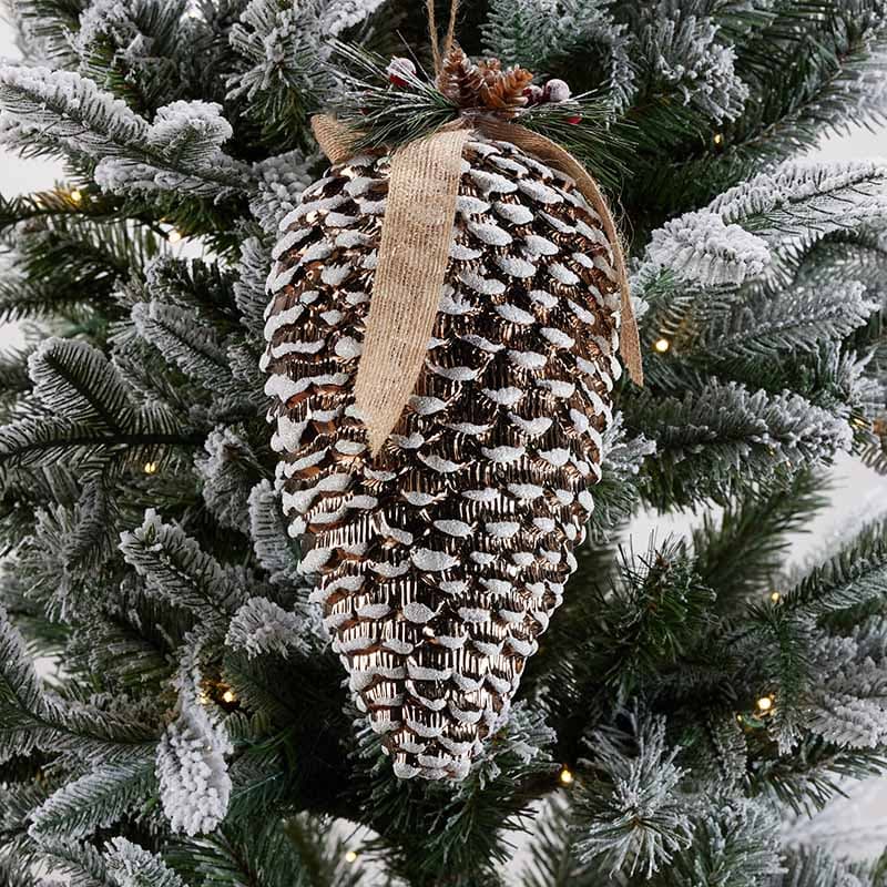 Jumbo Brown Pinecone Ornament - Cracker Barrel