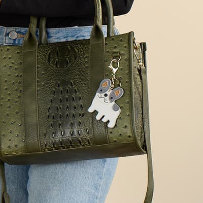 Bulldog Keychain