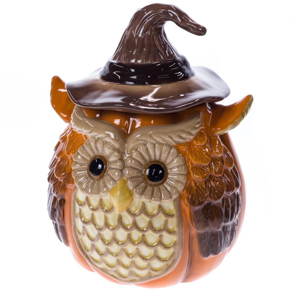 Mid Century Owl Cookie Jar - Cracker Barrel