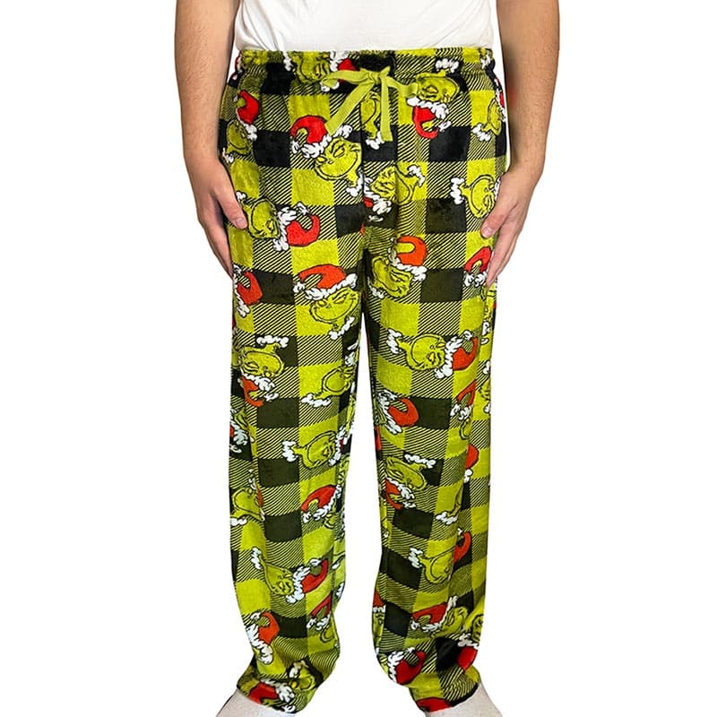 Grinch Buffalo Print Lounge Pants - Cracker Barrel