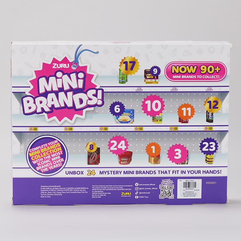 Toy Mini Brands ADVENT CALENDAR Unboxing!!! Zuru 5 Surprise Mini
