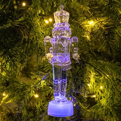 LED Acrylic Nutcracker Ornament