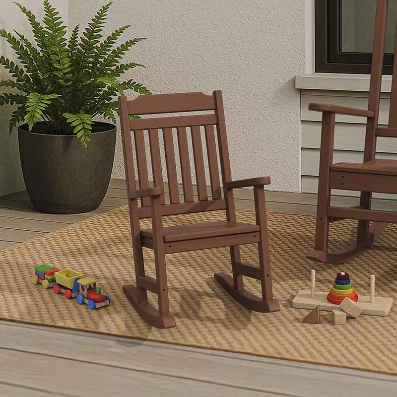 POLYWOOD reg; Heritage Legacy Kids Rocker Cracker Barrel
