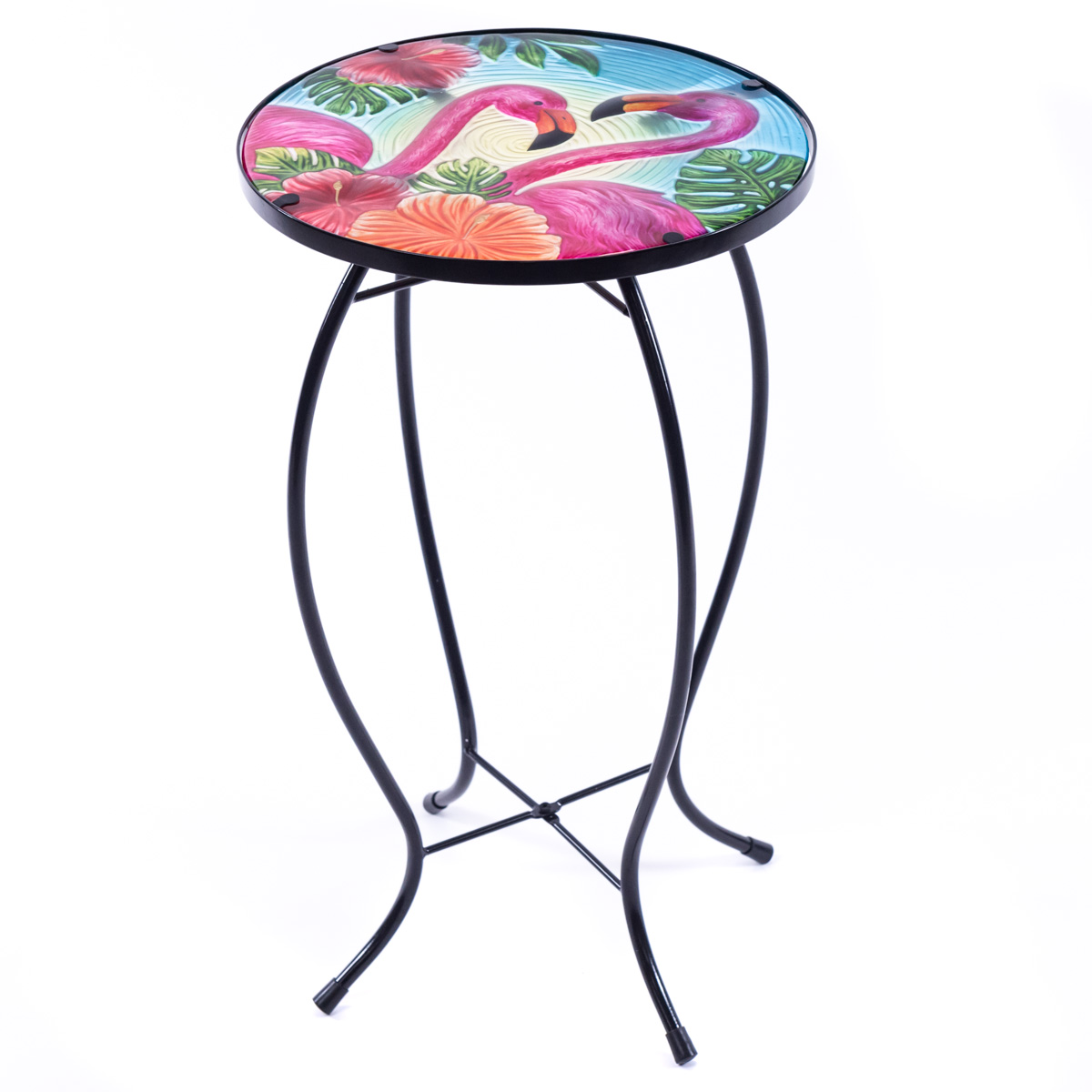 Glass Flamingo Side Table | Collections | Summer Fun - Cracker Barrel
