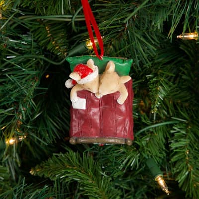 Mice in Bed Ornament