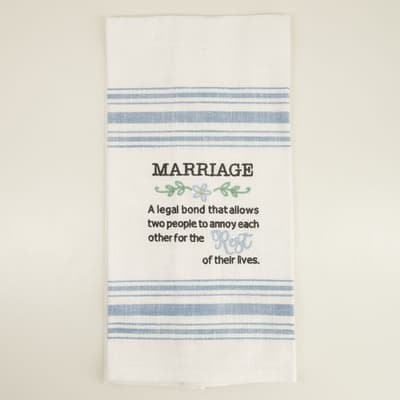 Marriage Tea Towel