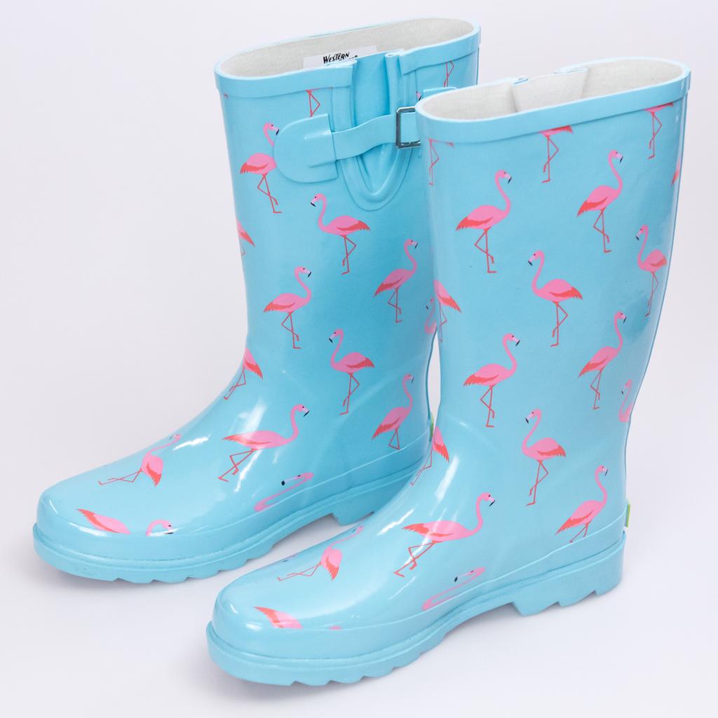 Womens flamingo sale rain boots