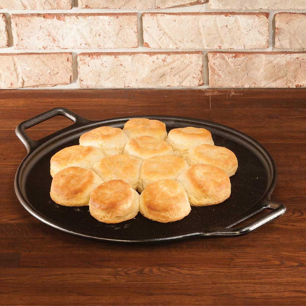 Cast Iron Baking and Pizza Pan 14'', Preseasoned ciw - Cook on Bay