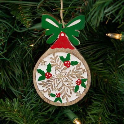 Painted Ball Ornament