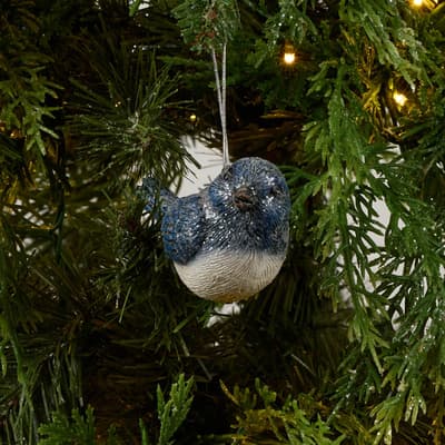 Resin Blue Bird Ornament