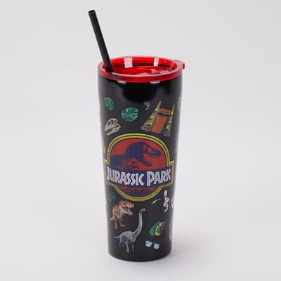 Jurassic Park Tumbler with Straw