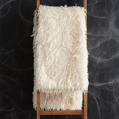 Faux Fur Throw