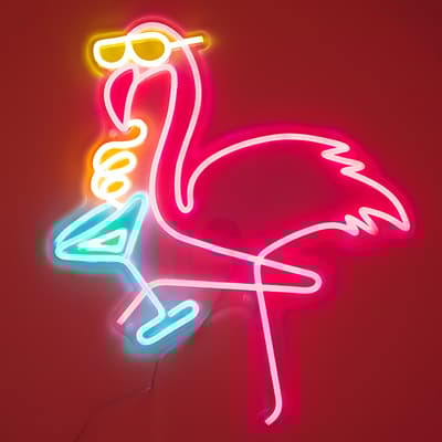 Flamingo Neon Wall Sign