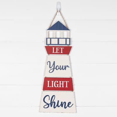 Let Your Light Shine Wall Hanging