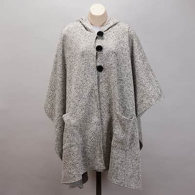 Gray Marled Wrap