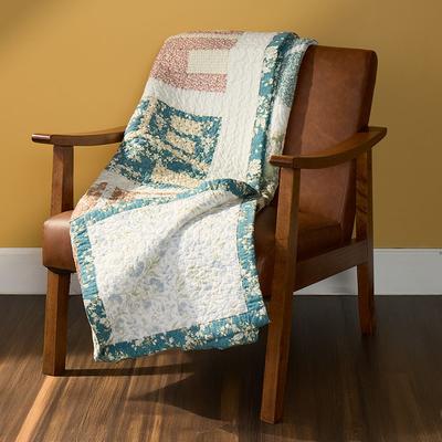 Houses Quilted Throw