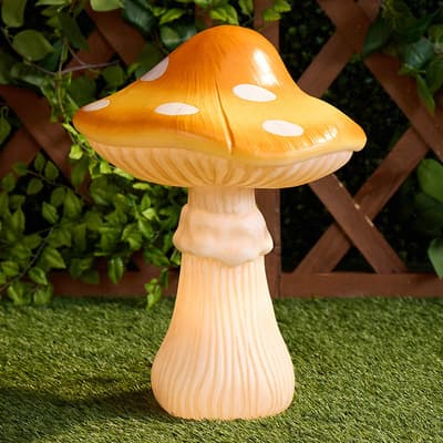 Orange Medium Mushroom Blow Mold