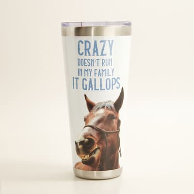 Crazy Gallops 32 Oz. Tumbler