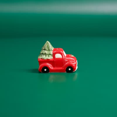 Red Truck Mini Salt Shaker