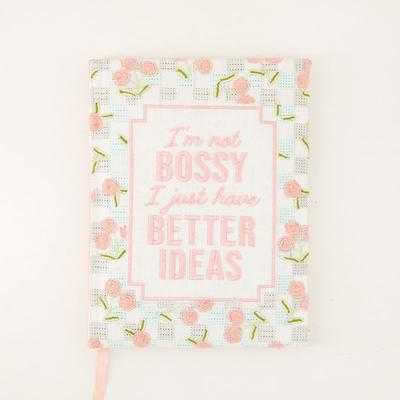 I'm Not Bossy Needlepoint Journal