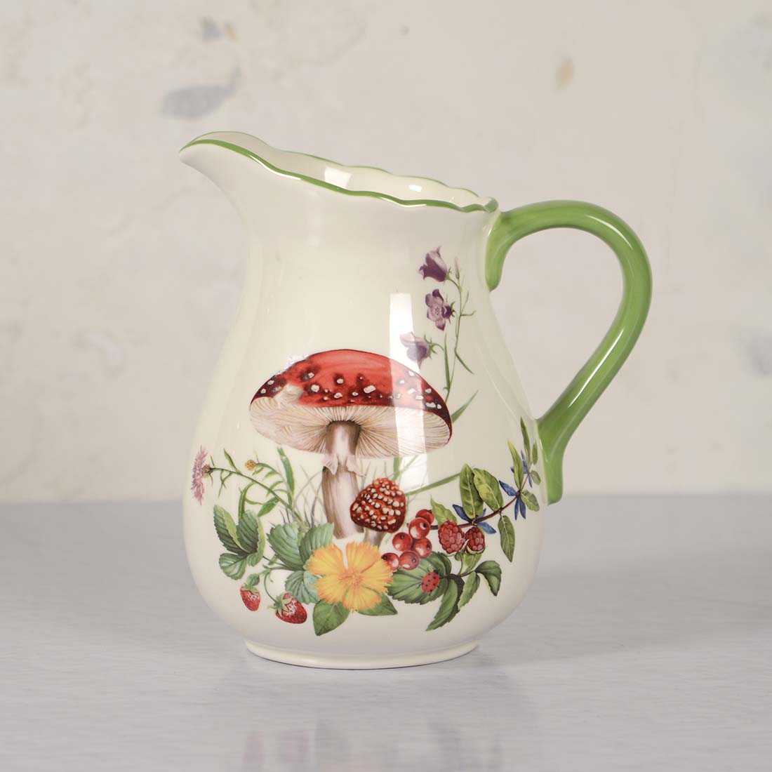 Stoneware Garden Pitcher Cracker Barrel