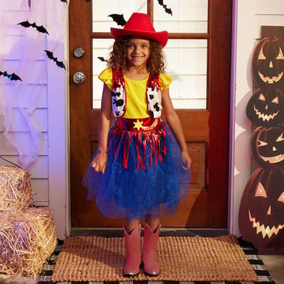 Cowgirl with Hat Costume