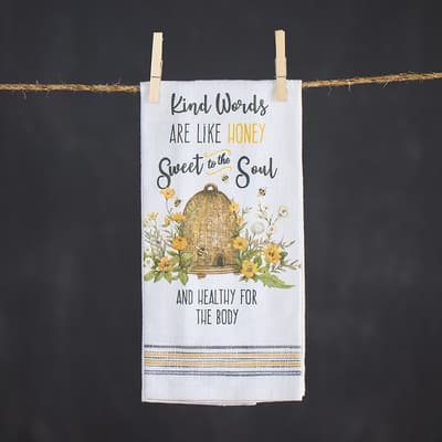 Kind Words Slub Tea Towel