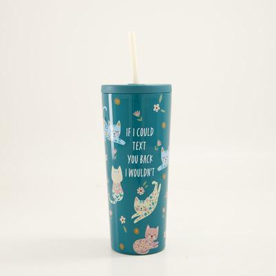 22 Oz. Text You Back Tumbler with Straw