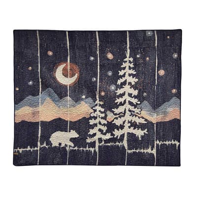 Moonlit Bear Throw by Donna Sharp