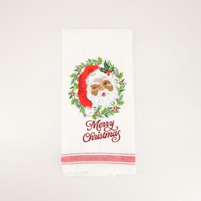 African American Santa Tea Towel
