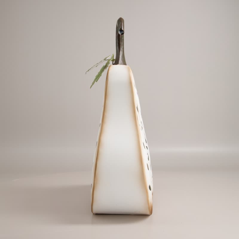 pumpkinホワイト キャビネット White Ceramic Pumpkin | Crate & Barrel