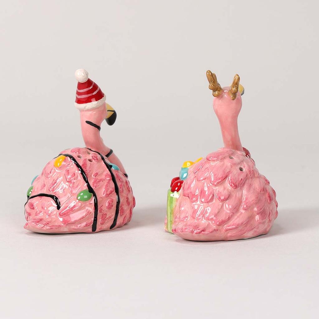 Pink Flamingo Salt & Pepper Set