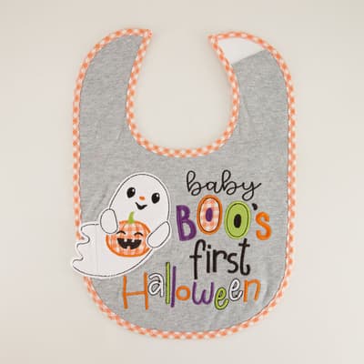 Baby Boo First Halloween Bib