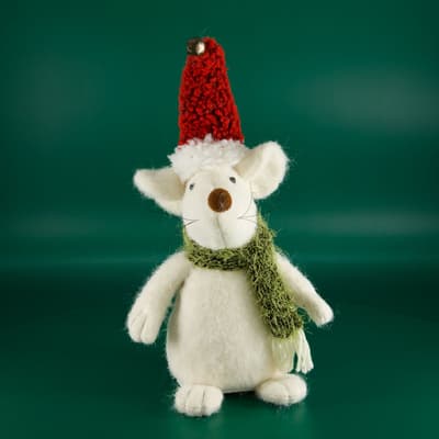 Fabric Mouse Figurine