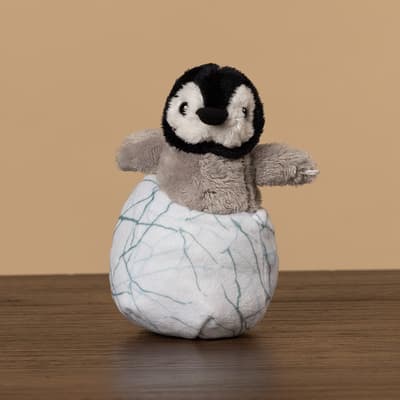 Hatching Penguin in Egg Plush