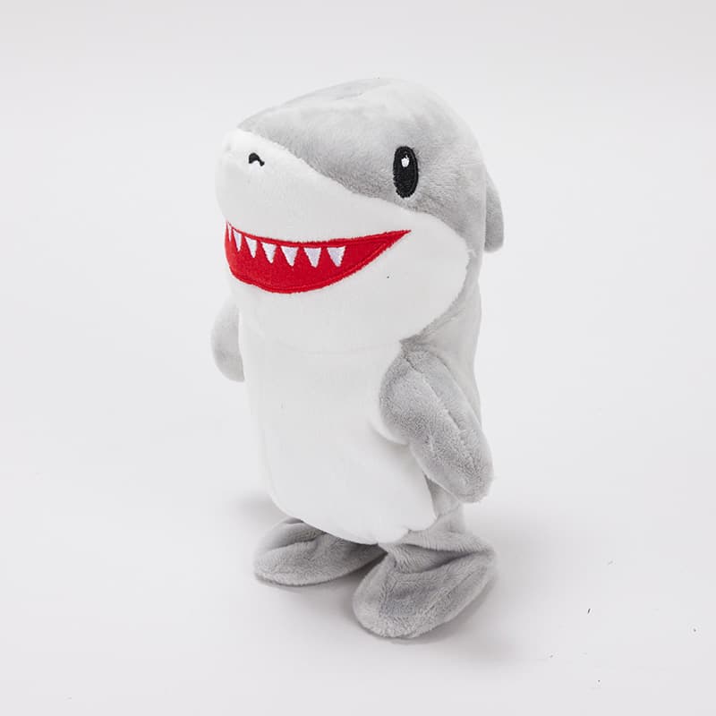 GUND Plush Pod - Shark with Fish, 9.5