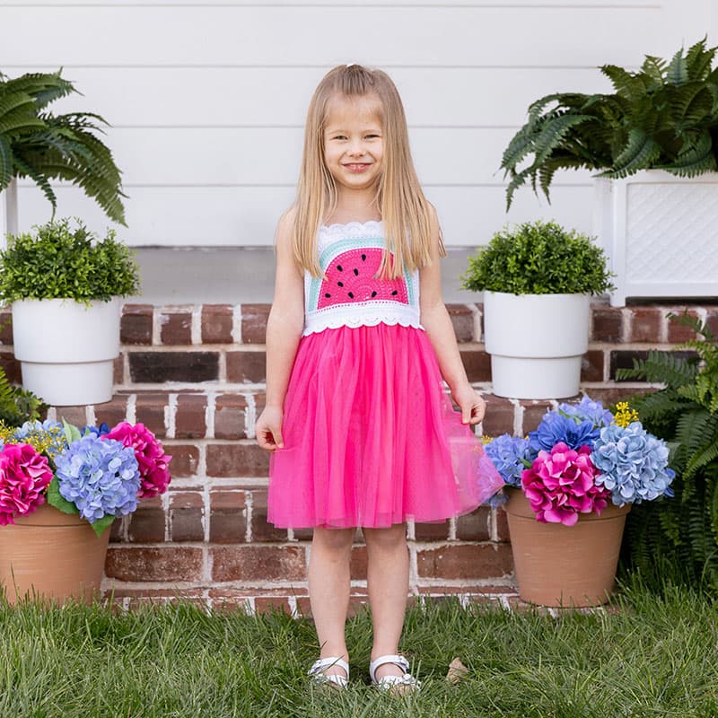 Toddler Crochet Watermelon Dress Cracker Barrel