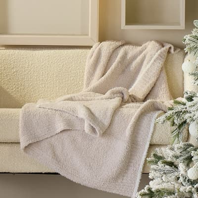 Tan Super Soft Throw