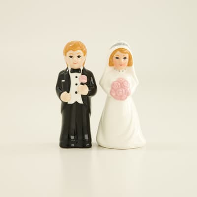 Bride And Groom Salt and Pepper Set