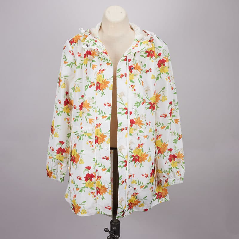 floral waterproof jacket