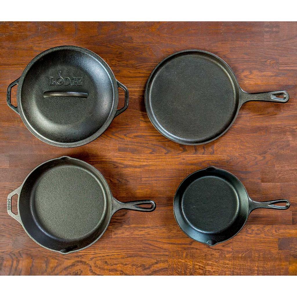 Lodge ® 5-Piece Cast Iron Cookware Set