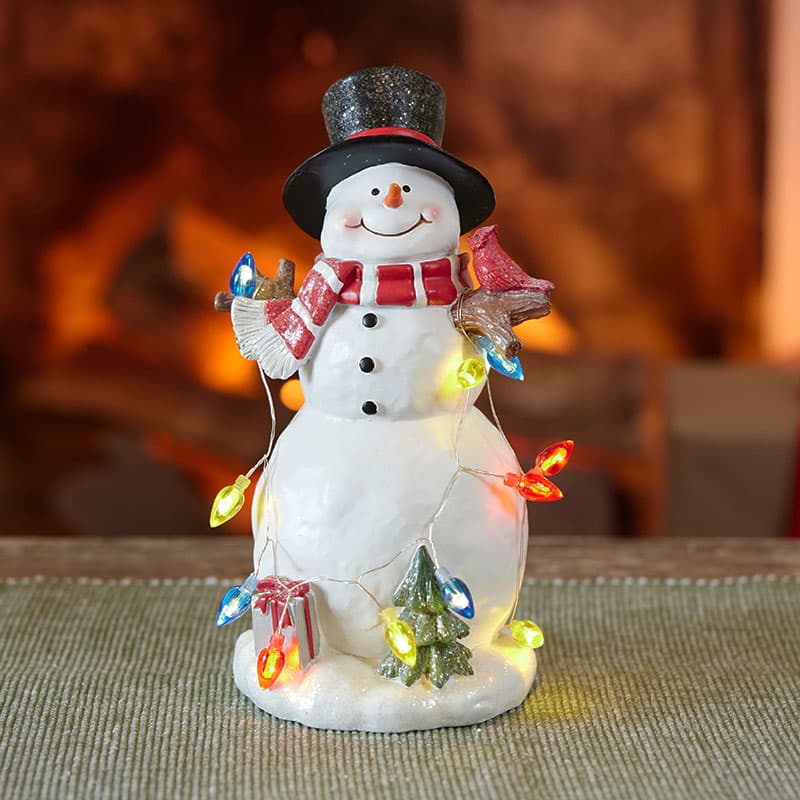 Snowman lights 2024