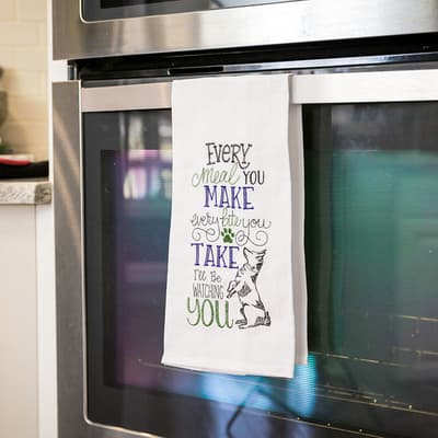 Every Meal Embroidered Flour Sack Towel